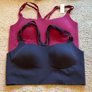 Aerie sports bra, black worn once other new with tag, size XL